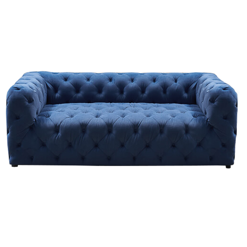 Диван Soho tufted blue velor Синий Диван Soho tufted blue velor Синий в Твери | Loft Concept