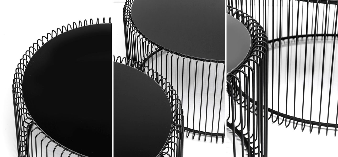 Кофейный столик круглый цвет черный Дуэт Anthony - фото №2