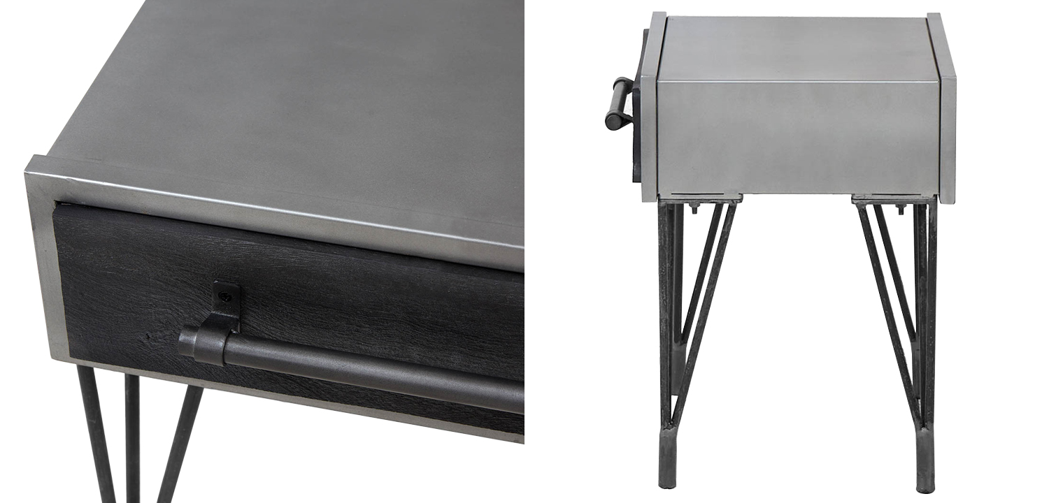 Тумба Ralph Metal Nightstand - фото