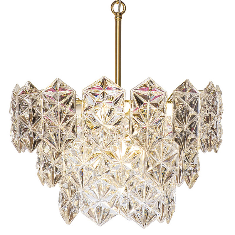 Люстра Tiers Crystal Edna Chandelier Золотой Люстра Tiers Crystal Edna Chandelier Золотой в Твери | Loft Concept