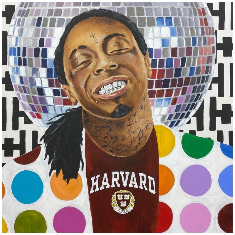 Картина Harvard Disco Weezy Мульти Картина Harvard Disco Weezy Мульти в Твери | Loft Concept
