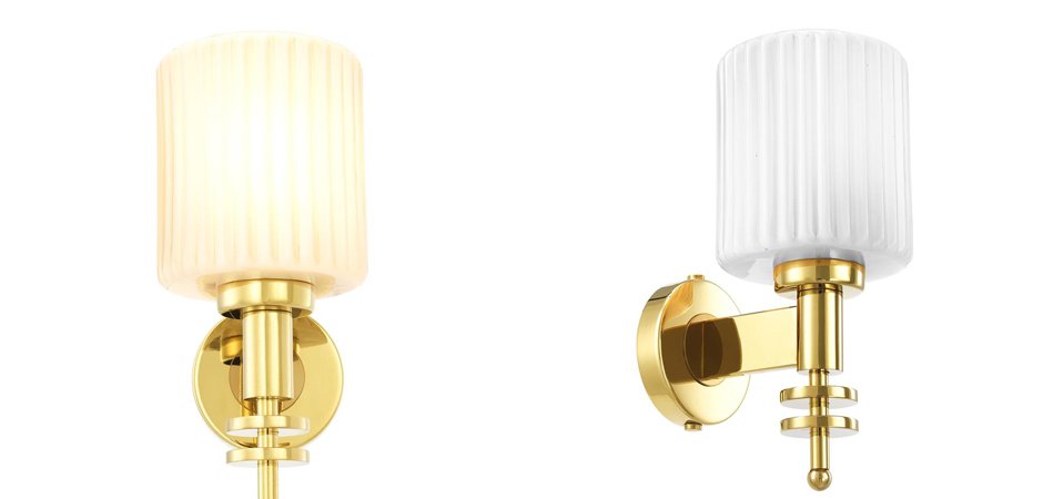 Бра Eichholtz Wall Lamp Ponza Gold Бра Eichholtz Wall Lamp Ponza Gold - Loft-Concept в Твери