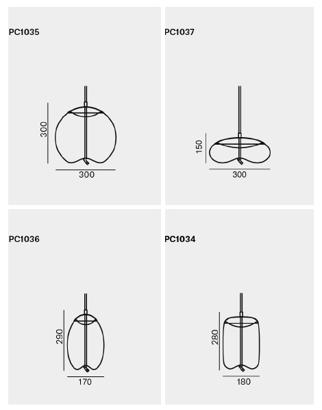 Подвесной светильник KNOT Small Gray glass Подвесной светильник KNOT Small Gray glass в Твери