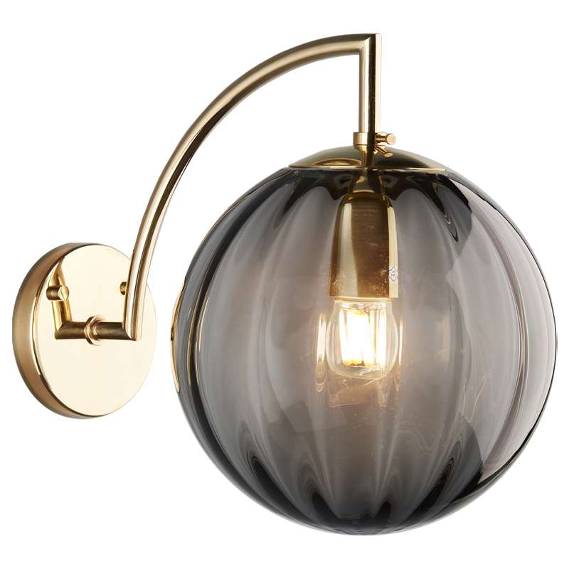 Бра Hector Sconce Gray Глянцевое золото Серый Бра Hector Sconce Gray Глянцевое золото Серый в Твери | Loft Concept