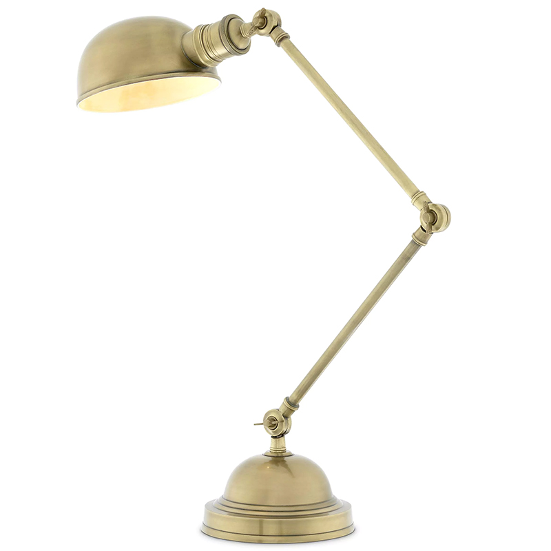 Настольная лампа Eichholtz Desk Lamp Soho Винтажная латунь Латунь Настольная лампа Eichholtz Desk Lamp Soho Винтажная латунь Латунь в Твери | Loft Concept