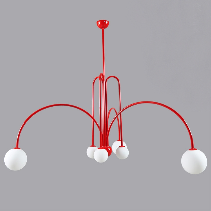 Люстра Fontana Amorosa Gran Finale Red Красный Белый Люстра Fontana Amorosa Gran Finale Red Красный Белый в Твери | Loft Concept