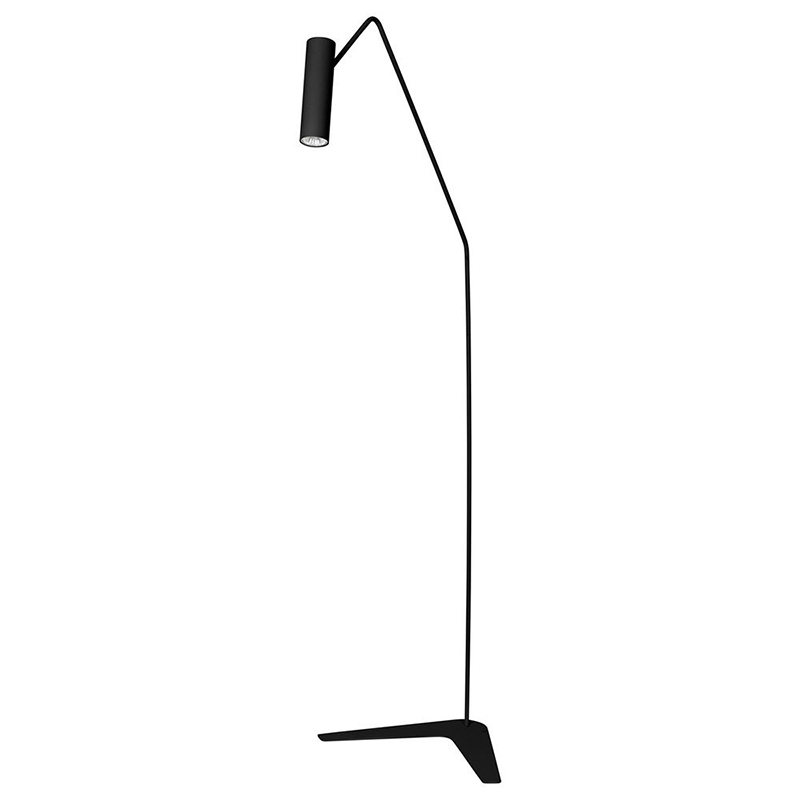 Торшер Tibo Trumpet Floor Lamp black Черный Торшер Tibo Trumpet Floor Lamp black Черный в Твери | Loft Concept