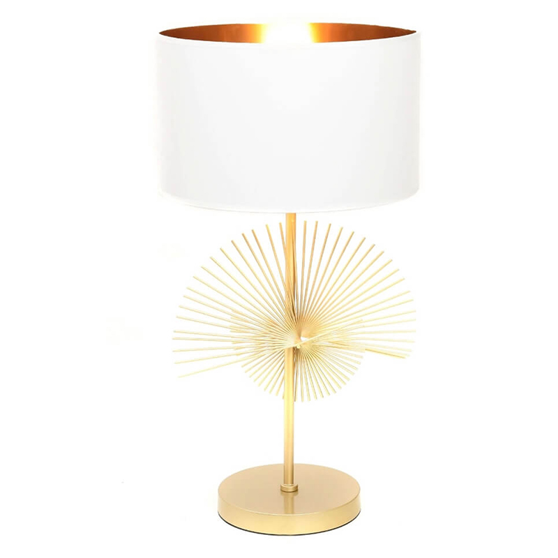 Настольная лампа Genoveva Table lamp white Белый Золотой Настольная лампа Genoveva Table lamp white Белый Золотой в Твери | Loft Concept