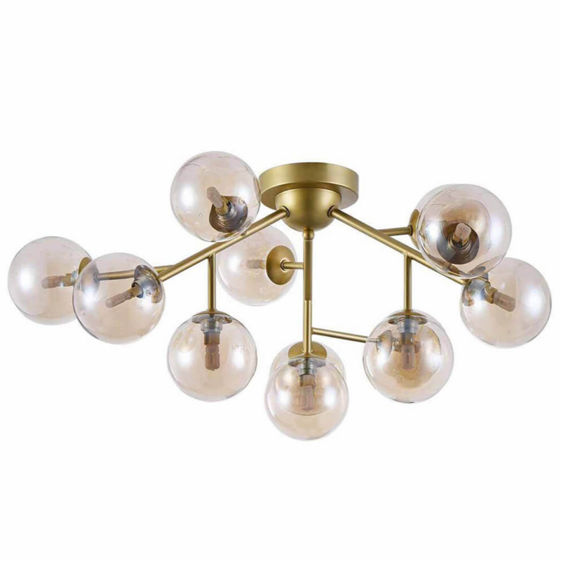 Потолочный Светильник Berries Chandelier Amber 60 матовое золото Янтарь (Amber) Потолочный Светильник Berries Chandelier Amber 60 матовое золото Янтарь (Amber) в Твери | Loft Concept
