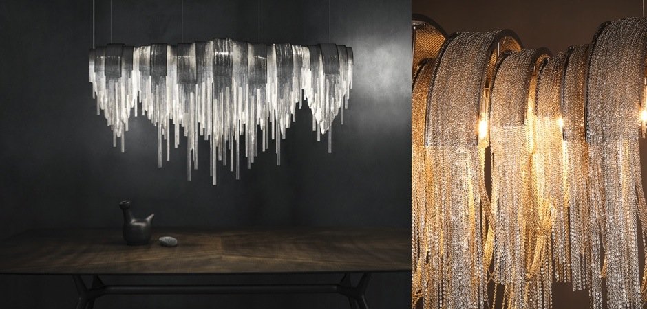Люстра Volver Golden Chain Chandelier Люстра Volver Golden Chain Chandelier - Loft-Concept в Твери