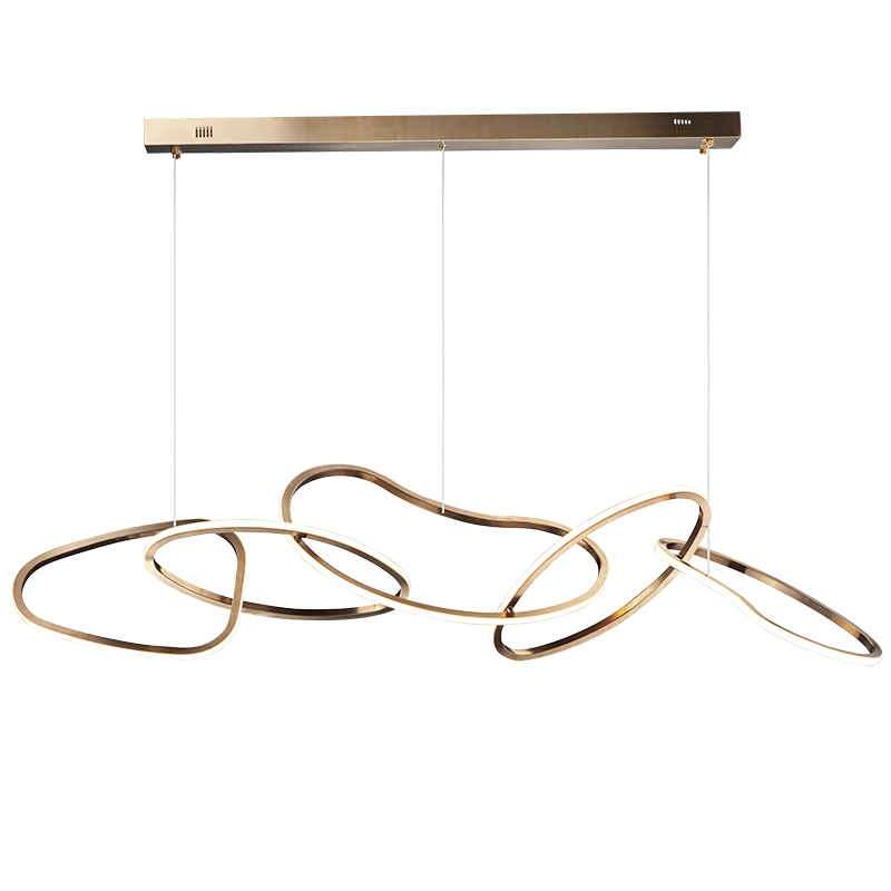 Unfolded Hanging RING Gold Глянцевое золото Unfolded Hanging RING Gold Глянцевое золото в Твери | Loft Concept