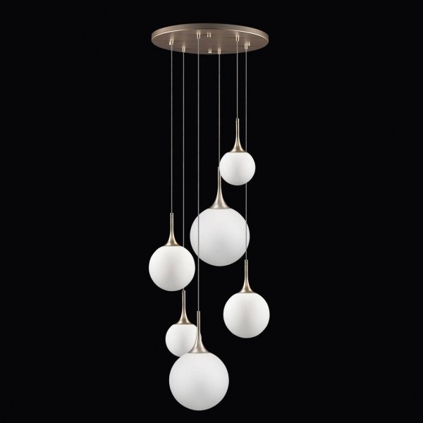 Люстра Whitley Chandelier Round 6 Глянцевое золото Люстра Whitley Chandelier Round 6 Глянцевое золото в Твери | Loft Concept