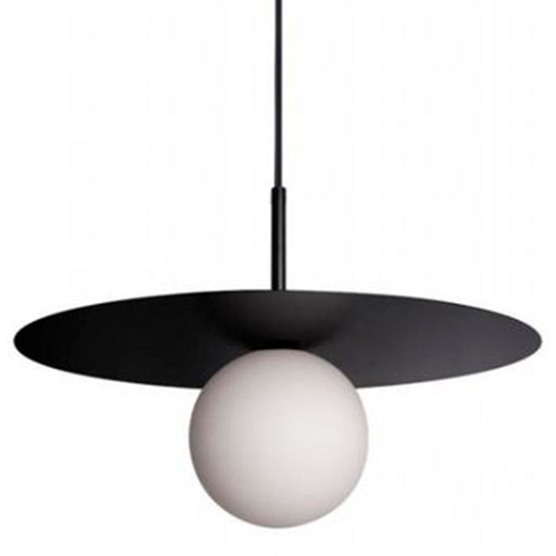 Подвесной светильник MATISSE Black 35 см Белый Черный Подвесной светильник MATISSE Black 35 см Белый Черный в Твери | Loft Concept