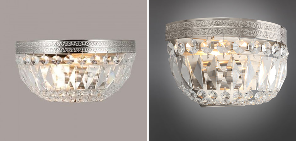Бра Ancient Ocean Nickel Бра Ancient Ocean Nickel - Loft-Concept в Твери