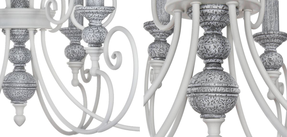 Люстра Mocenigo Chandelier White Люстра Mocenigo Chandelier White - Loft-Concept в Твери