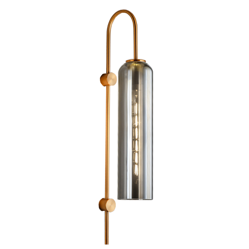 Бра ARTICOLO float Wall Sconce Gray Глянцевое золото Серый в Твери | Loft Concept 