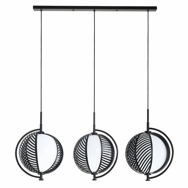 Подвесной светильник Mondo Mondo Triplette Pendant Черный Подвесной светильник Mondo Mondo Triplette Pendant Черный в Твери | Loft Concept