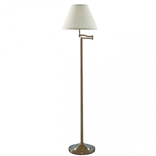 Напольный светильник Classic Corolina Light Floor Латунь Античная полированная Напольный светильник Classic Corolina Light Floor Латунь Античная полированная в Твери | Loft Concept