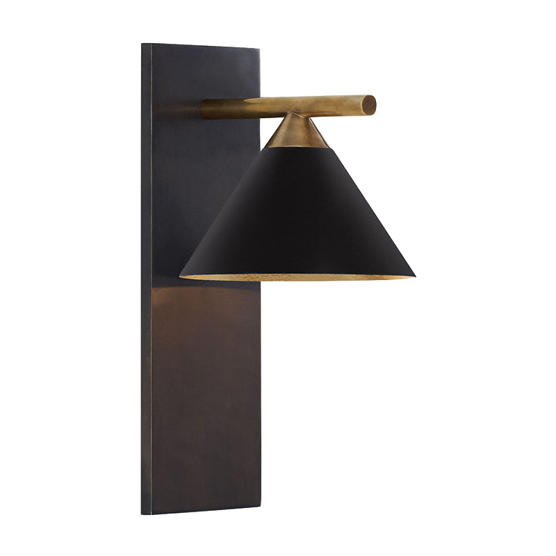 Бра CLEO SCONCE wall lamp Black Латунь Черный Бра CLEO SCONCE wall lamp Black Латунь Черный в Твери | Loft Concept