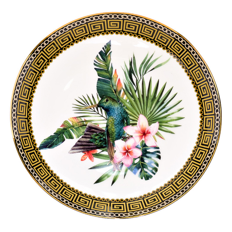 Тарелка TROPICS Pattern Colibri Мульти Тарелка TROPICS Pattern Colibri Мульти в Твери | Loft Concept