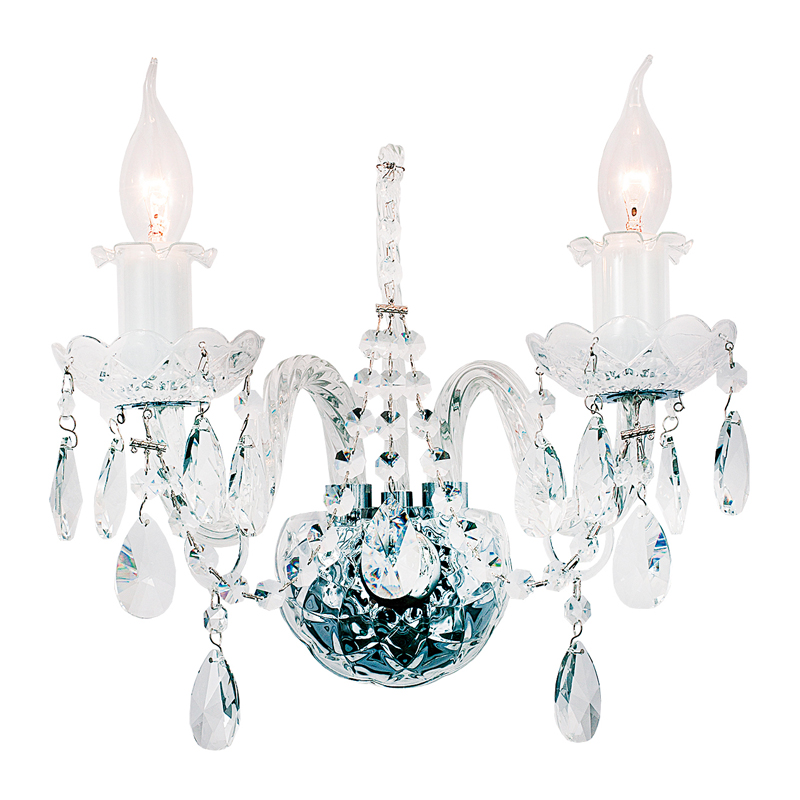 Бра Markel Sconce Хром Прозрачный Бра Markel Sconce Хром Прозрачный в Твери | Loft Concept