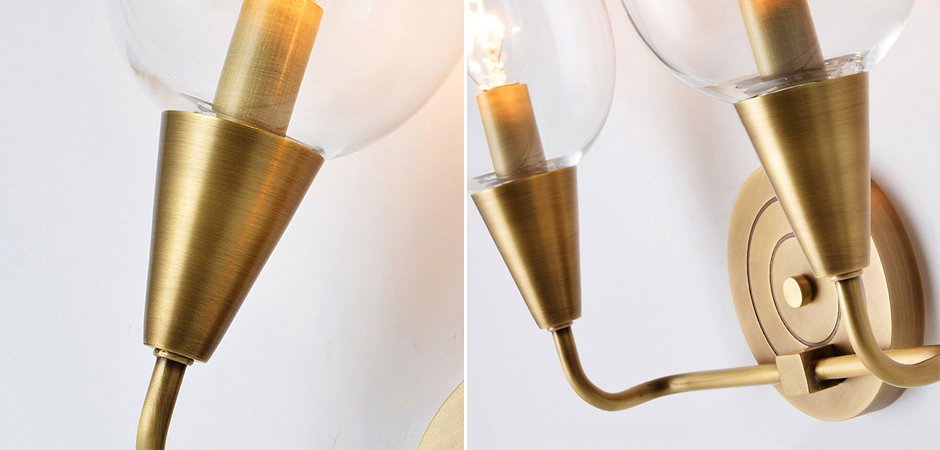Бра VIOLA WALL Clear Lamp Double Бра VIOLA WALL Clear Lamp Double - Loft-Concept в Твери