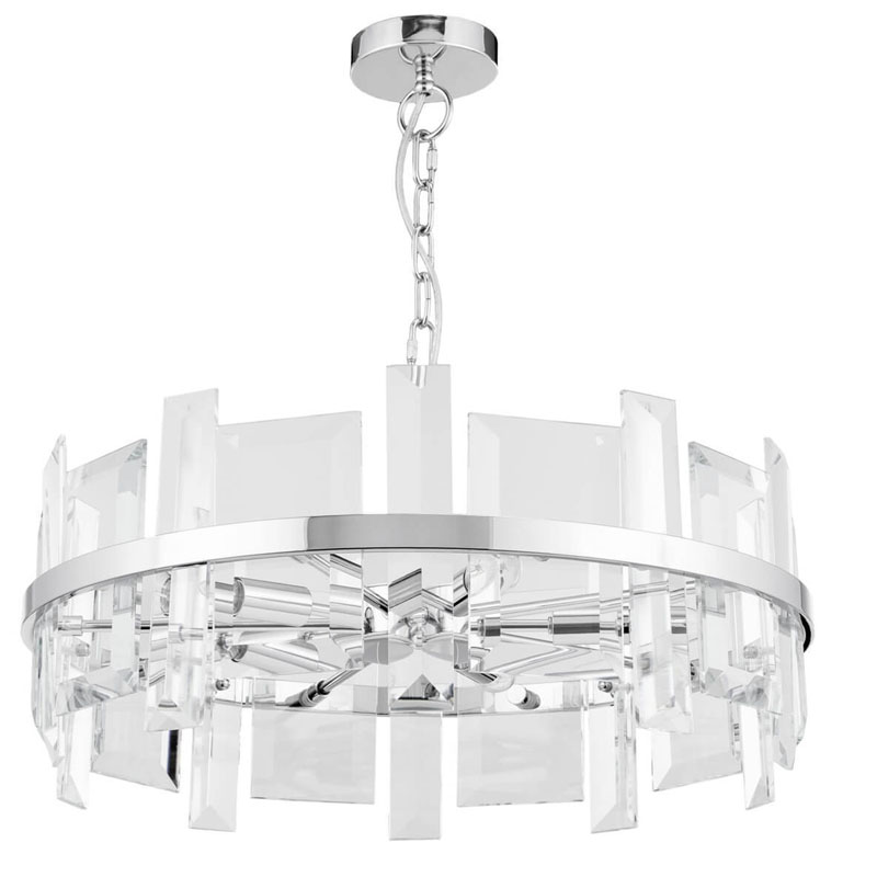 Люстра Harlow Crystal Round Chandelier chrome 5 Хром Люстра Harlow Crystal Round Chandelier chrome 5 Хром в Твери | Loft Concept