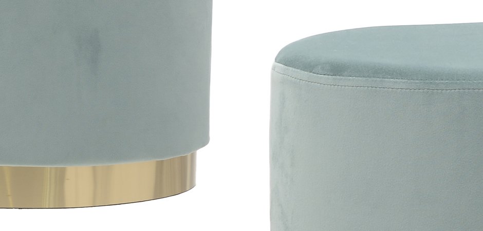 Пуф Golden Belt Turquoise Pastel Пуф Golden Belt Turquoise Pastel - Loft-Concept в Твери