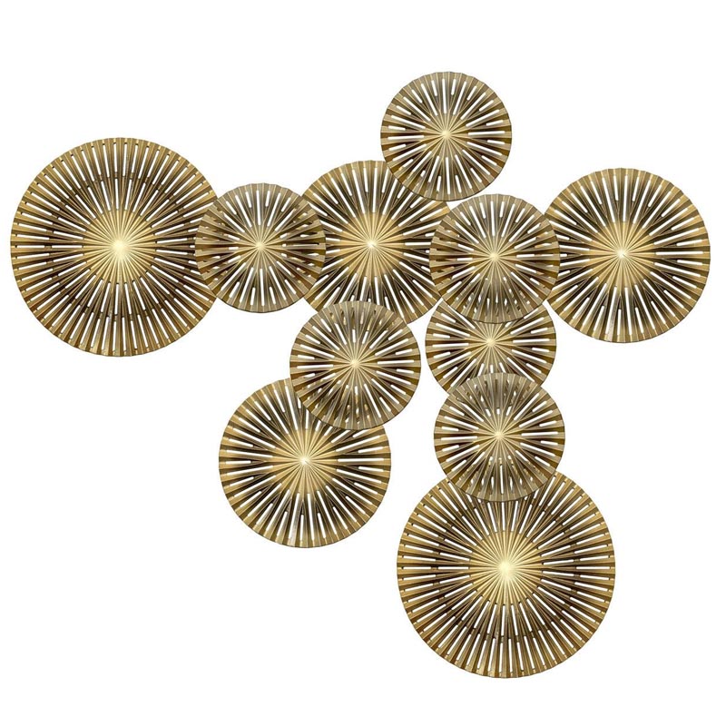 Арт-объект Apollo Brown and Gold Wall Plaque Disc gap 11 Золотой Коричневый Арт-объект Apollo Brown and Gold Wall Plaque Disc gap 11 Золотой Коричневый в Твери | Loft Concept