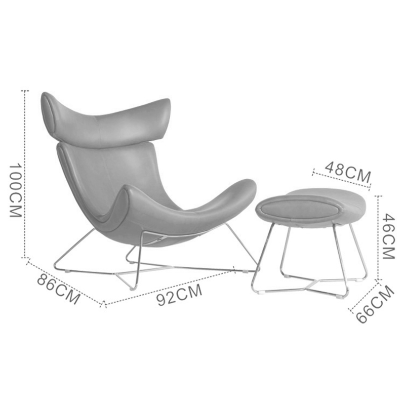 Кресло Имола Лаунж с оттоманкой в Твери