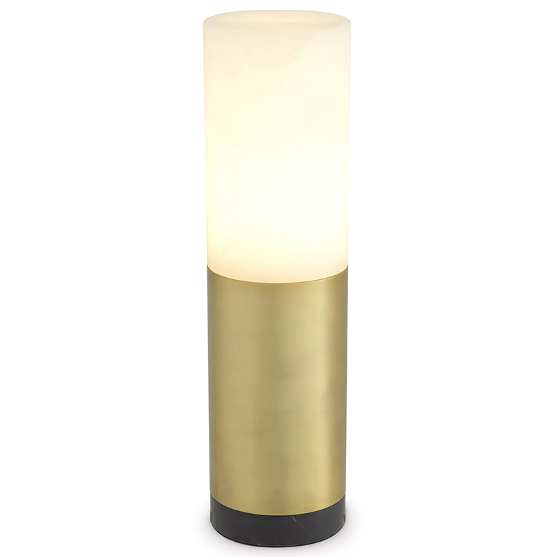Настольная лампа Eichholtz Table Lamp McLean 11 cm Черный Мрамор Nero Латунь Бежевый Настольная лампа Eichholtz Table Lamp McLean 11 cm Черный Мрамор Nero Латунь Бежевый в Твери | Loft Concept