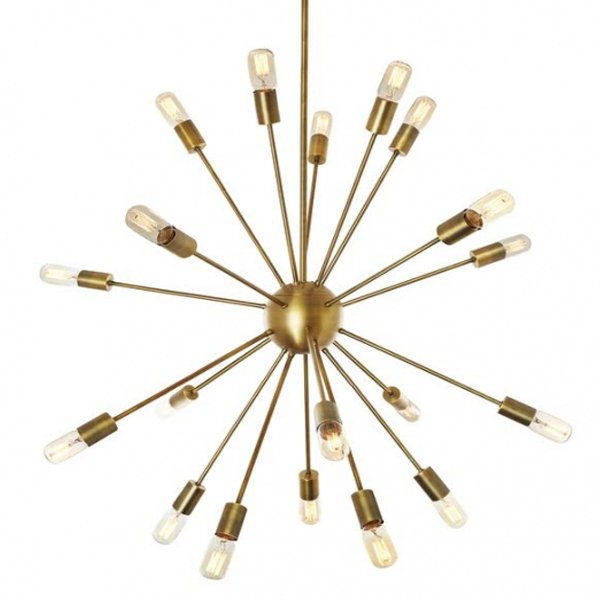 Люстра Sputnik Gold Chandelier Люстра Sputnik Gold Chandelier в Твери | Loft Concept