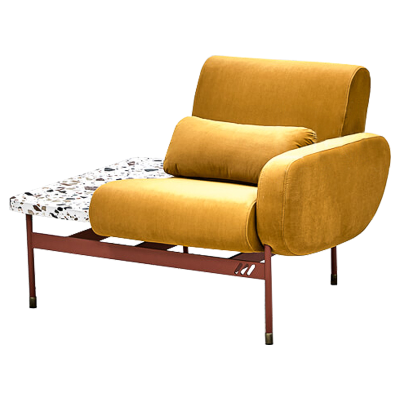 Кресло Mustard and Terrazzo Chair Горчичный Мульти Кресло Mustard and Terrazzo Chair Горчичный Мульти в Твери | Loft Concept