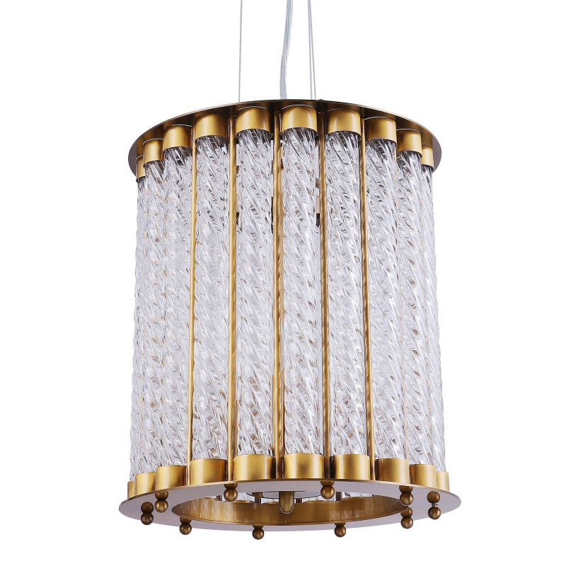 Люстра Lantern Tiziano Chandelier bronze D25 Бронза Прозрачное Стекло Люстра Lantern Tiziano Chandelier bronze D25 Бронза Прозрачное Стекло в Твери | Loft Concept