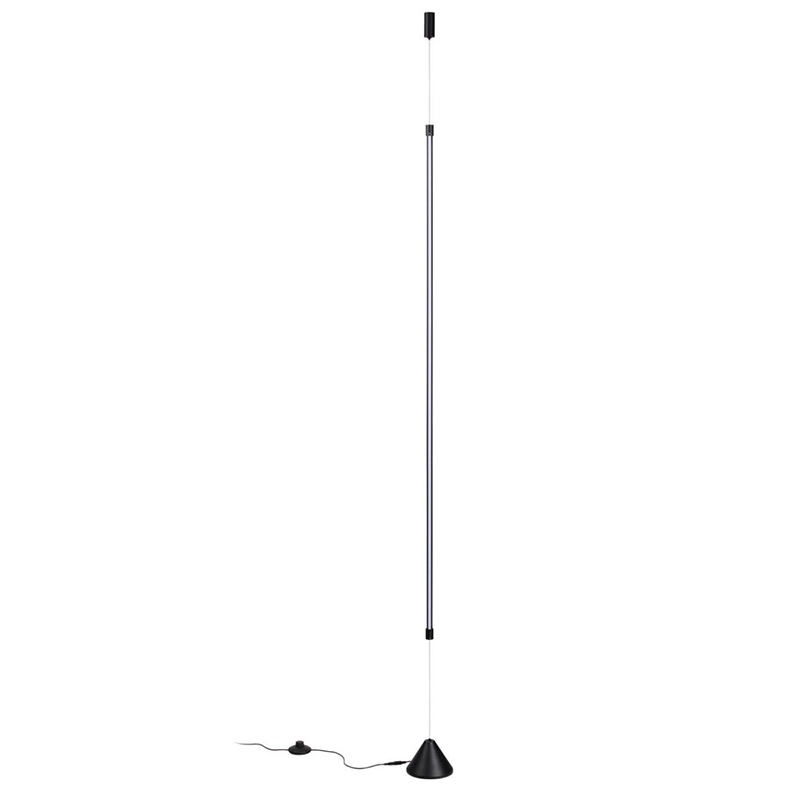 Торшер Trumpet Tube Black Thin Line Черный Белый Торшер Trumpet Tube Black Thin Line Черный Белый в Твери | Loft Concept
