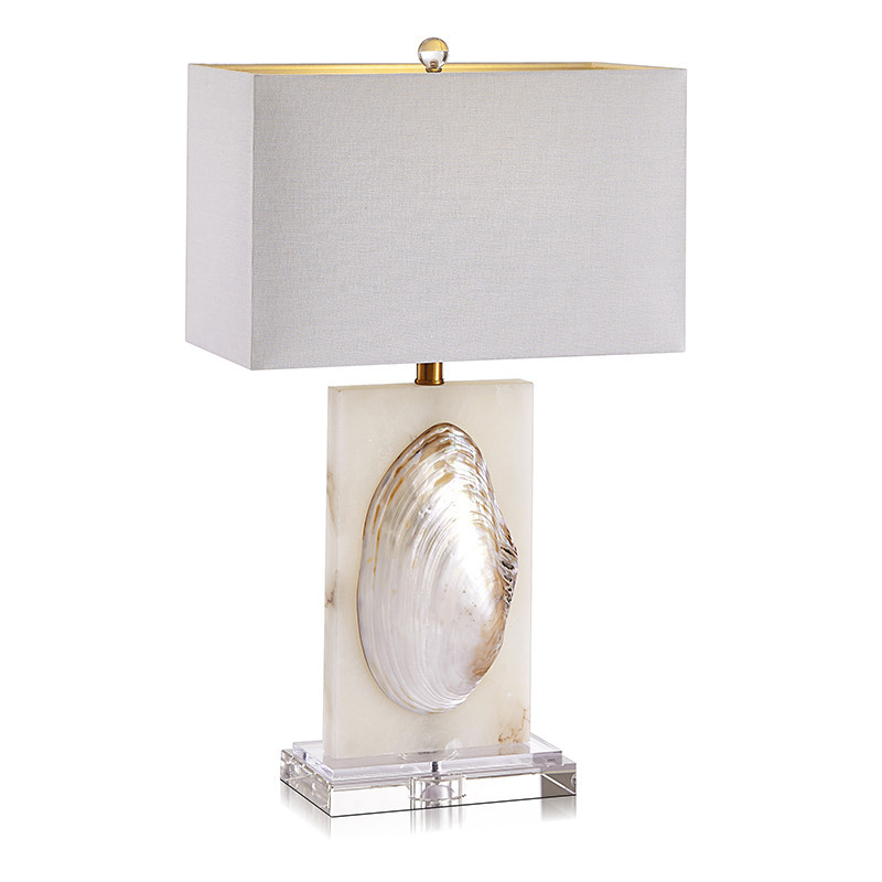 Настольная лампа Mother of Pearl Sink Перламутровый Белый Настольная лампа Mother of Pearl Sink Перламутровый Белый в Твери | Loft Concept