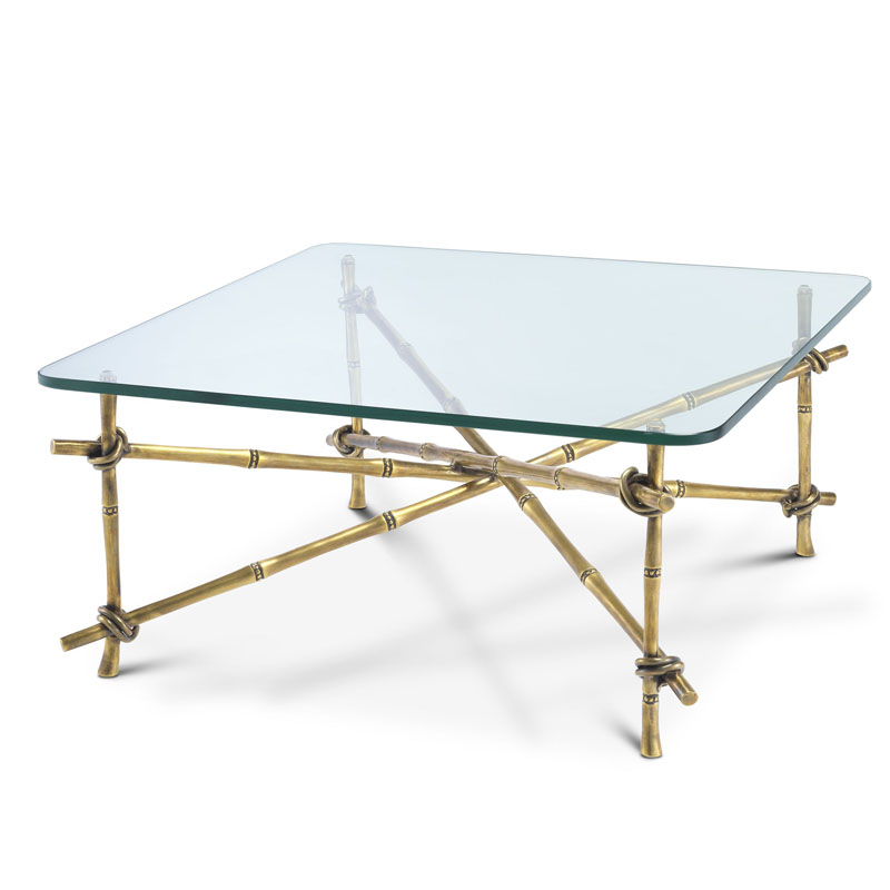 Кофейный стол Eichholtz COFFEE TABLE KAHALA Винтажная латунь Кофейный стол Eichholtz COFFEE TABLE KAHALA Винтажная латунь в Твери | Loft Concept