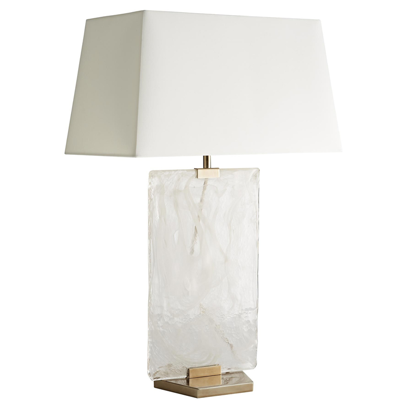 Дизайнерская настольная лампа MADDOX LAMP Белый Коричневый Дизайнерская настольная лампа MADDOX LAMP Белый Коричневый в Твери | Loft Concept