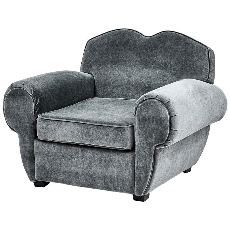 Кресло Braganza Chair Gray Серый Кресло Braganza Chair Gray Серый в Твери | Loft Concept