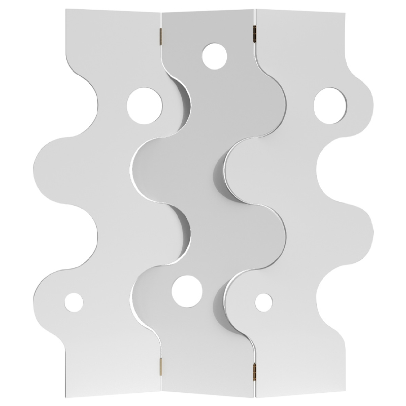 Ширма Loani Curved Screen for Room White Белый Ширма Loani Curved Screen for Room White Белый в Твери | Loft Concept
