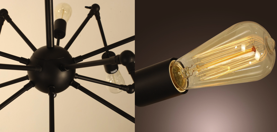 Люстра Loft Industrial Sputnik Chandelier Spider Люстра Loft Industrial Sputnik Chandelier Spider - Loft-Concept в Твери