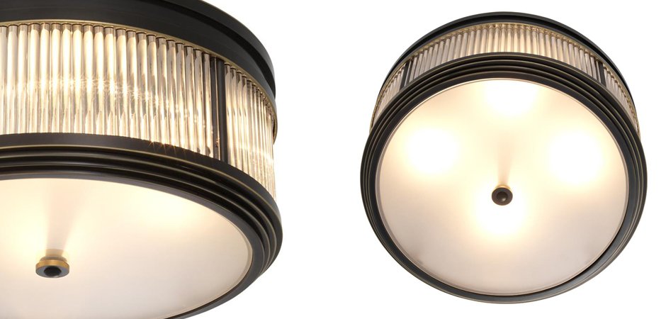 Потолочный светильник Ceiling Lamp Rousseau Bronze Потолочный светильник Ceiling Lamp Rousseau Bronze - Loft-Concept в Твери