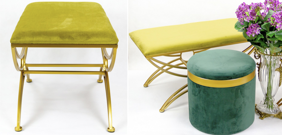 Пуф Art Deco Shapes Yellow Пуф Art Deco Shapes Yellow - Loft-Concept в Твери