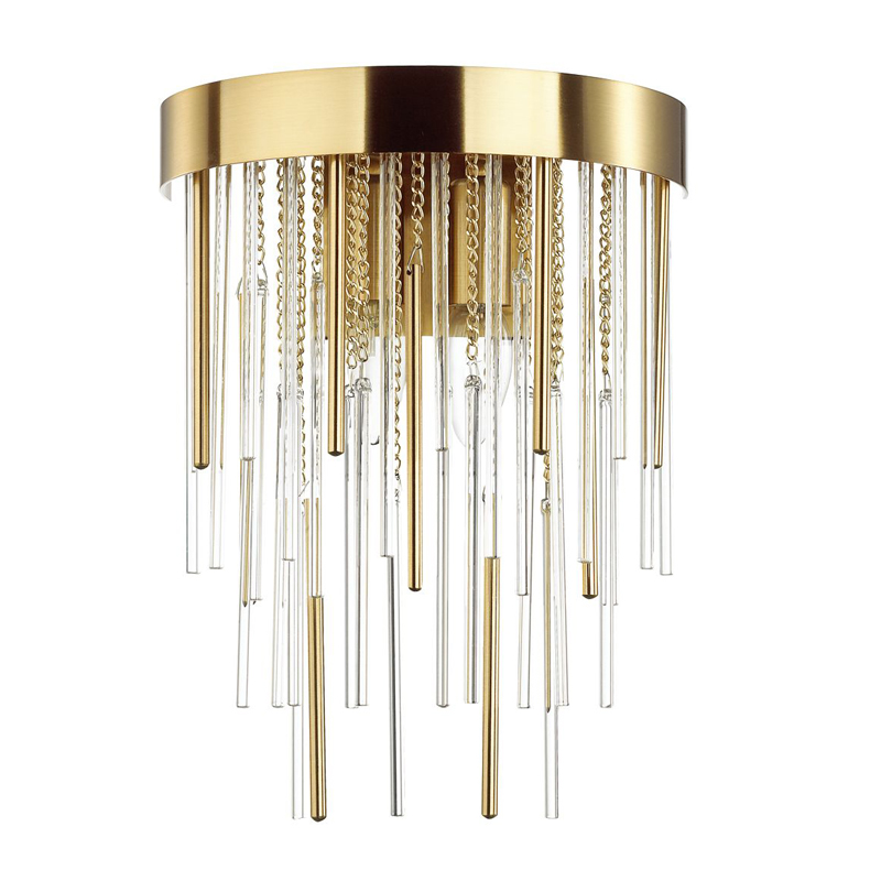 Настенный светильник Luxury Gold & Glass Stripes Золотой Настенный светильник Luxury Gold & Glass Stripes Золотой в Твери | Loft Concept
