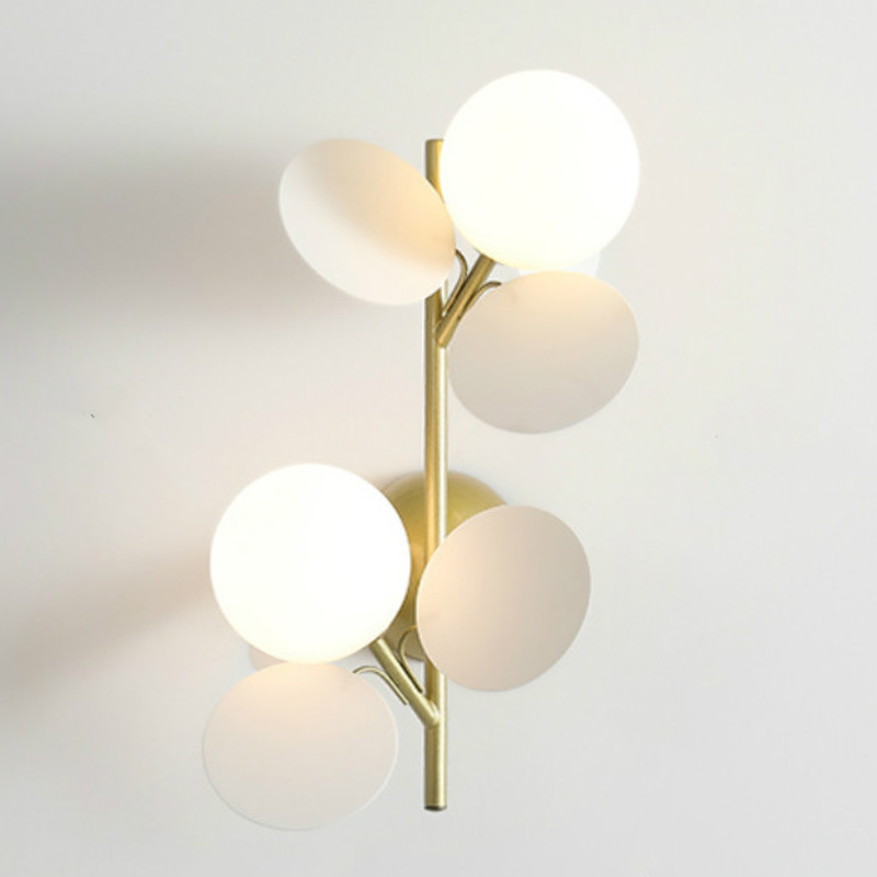 Бра MATISSE sconce double white Золотой Белый Бра MATISSE sconce double white Золотой Белый в Твери | Loft Concept
