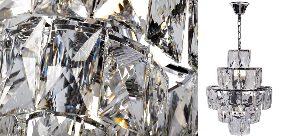 Люстра Tiers Crystal Light Chandelier 12 - Loft-Concept в Твери