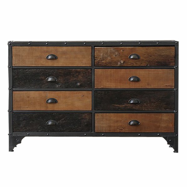 Комод в стиле Лофт Hurbor Loft Vintage Different Wood Дуб темный Комод в стиле Лофт Hurbor Loft Vintage Different Wood Дуб темный в Твери | Loft Concept