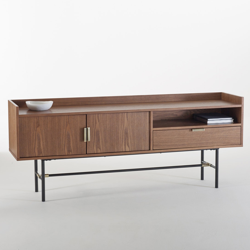TV-тумба Torgny TV stand Орех Черный Латунь TV-тумба Torgny TV stand Орех Черный Латунь в Твери | Loft Concept