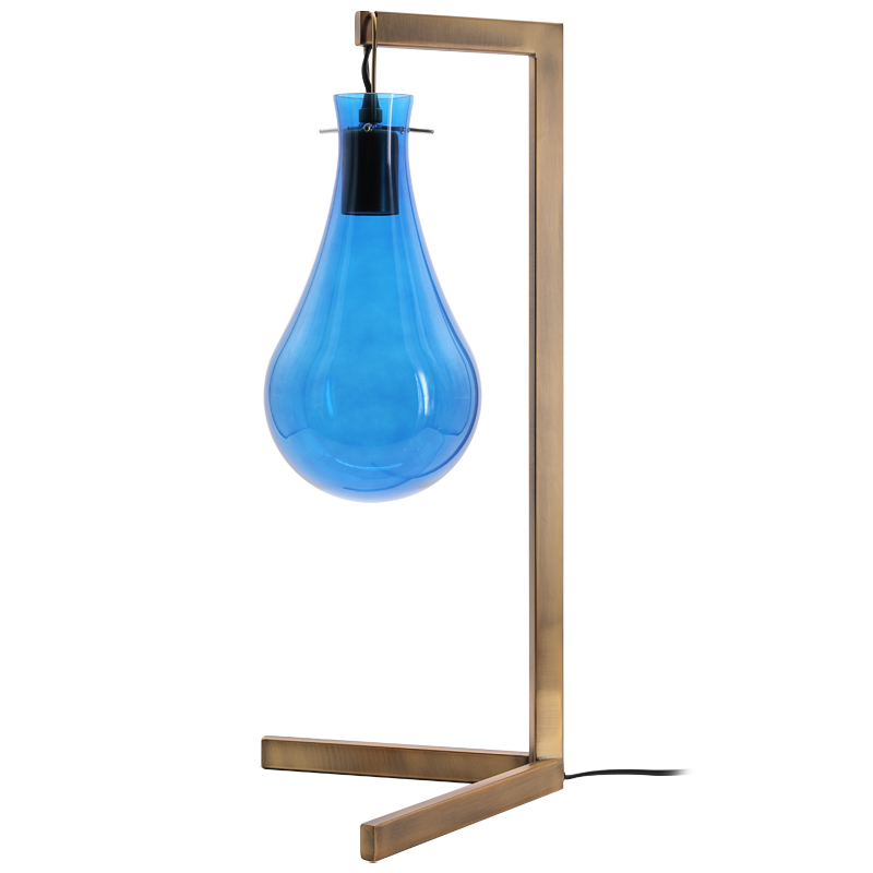 Настольная лампа Patrick Naggar Bubble Desk Lamp Синий Черный Настольная лампа Patrick Naggar Bubble Desk Lamp Синий Черный в Твери | Loft Concept