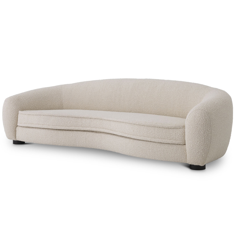 Диван Eichholtz Sofa Freud Boucle cream Кремовый Черный Диван Eichholtz Sofa Freud Boucle cream Кремовый Черный в Твери | Loft Concept